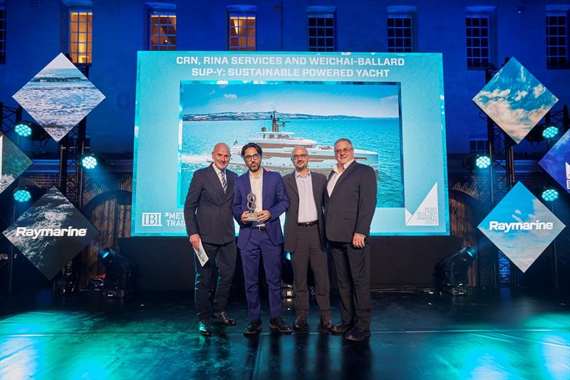 CRN's SuP-Y Project wins at the 2023 Boat Builder Awards photo copyright CRN Yacht taken at  and featuring the Marine Industry class