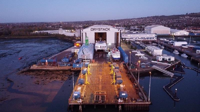 Premier Trafalgar Shipyard photo copyright Premier Marinas taken at  and featuring the Marine Industry class