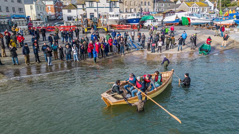 Richard Pisani and fellow BBA students take to the water - photo © BNPS