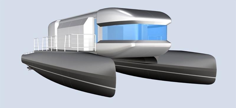 Smart & Green Ship research project rendering photo copyright Torqeedo taken at  and featuring the Marine Industry class