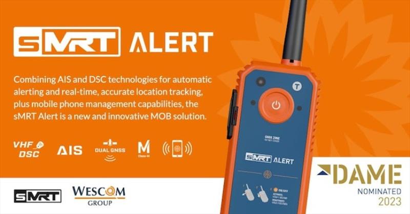 sMRT Alert earned a 'Special Mention' at the prestigious METSTRADE DAME Design Awards - photo © WesCom Group