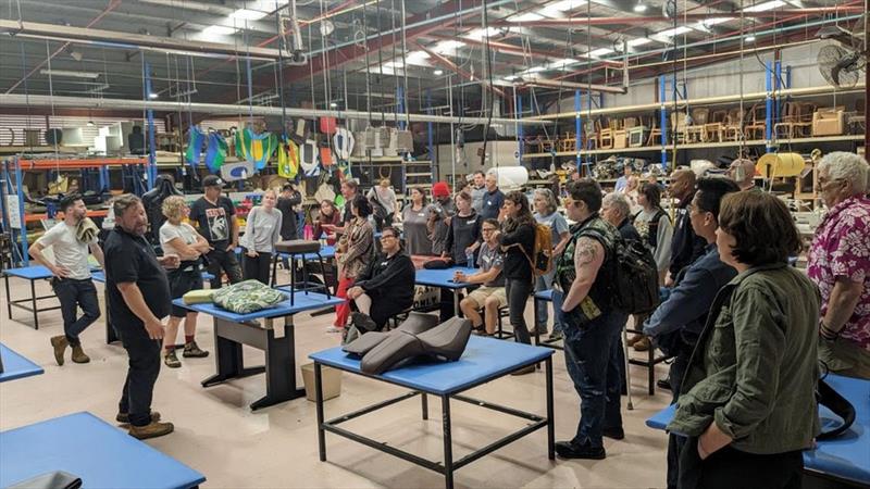 Potential trimmers kick off their 12-week TASWU taster program photo copyright Boating Industry Association of Victoria taken at  and featuring the Marine Industry class