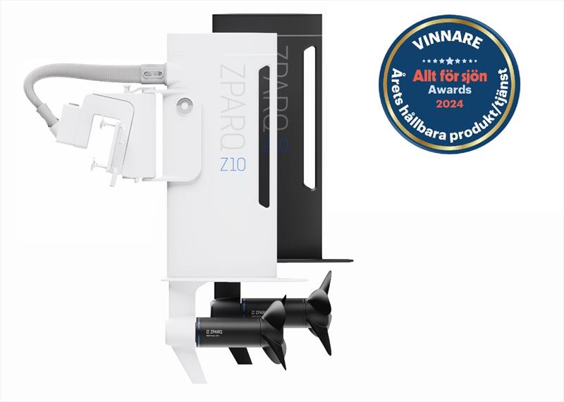 Zparq's Z10 outboard motor wins Sustainable Product of the Year Award at the Stockholm Boat Show - photo © Zparq
