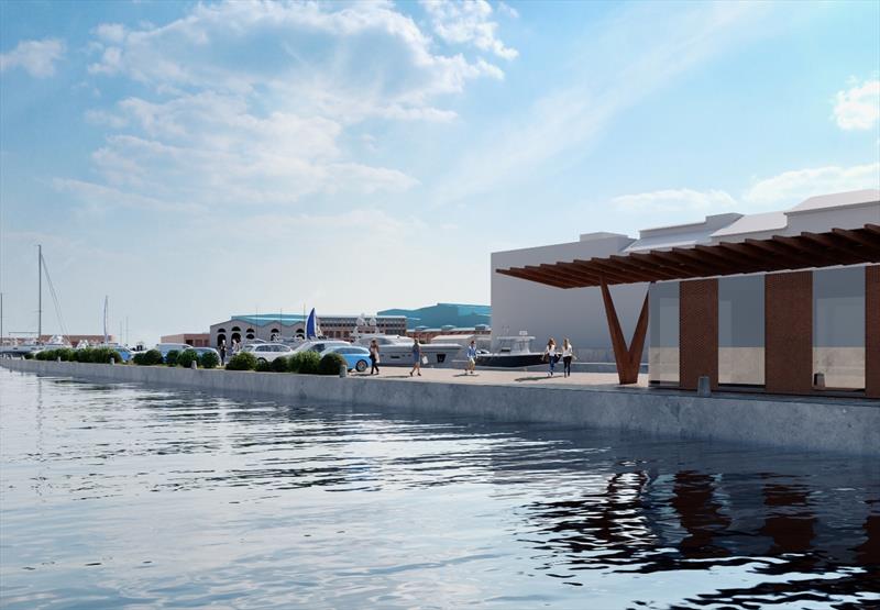 Azimut|Benetti Group and D-Marin begin construction of Livorno Marina photo copyright Azimut|Benetti Group taken at  and featuring the Marine Industry class