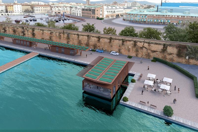 Azimut|Benetti Group and D-Marin begin construction of Livorno Marina photo copyright Azimut|Benetti Group taken at  and featuring the Marine Industry class