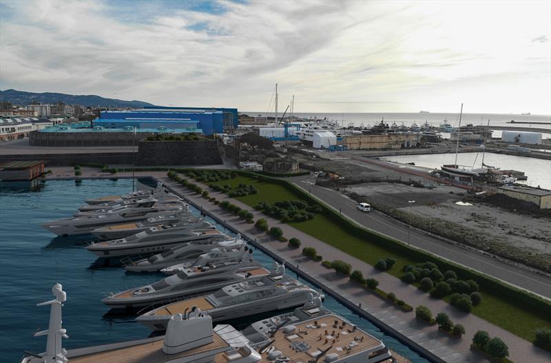 Azimut|Benetti Group and D-Marin begin construction of Livorno Marina photo copyright Azimut|Benetti Group taken at  and featuring the Marine Industry class