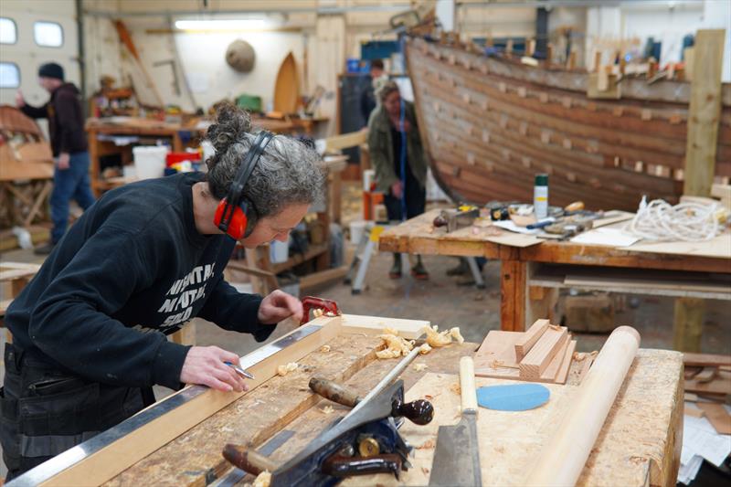 Boat Building Academy Open Day photo copyright Debbie Granville taken at  and featuring the Marine Industry class