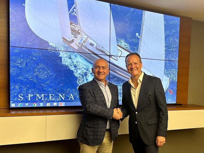 Kerim Kalafatoglu and Patrick Coote photo copyright Ares Yachts taken at  and featuring the Marine Industry class