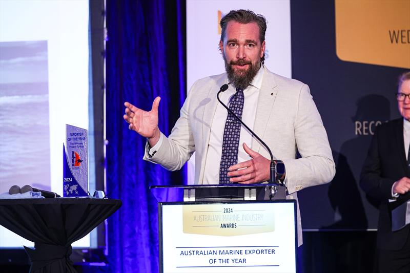 2024 Australian Marine Exporter of the Year Award – presented to Ryan Carmichael, CEO & Co-founder, The Whiskey Project Group - photo © Salty Dingo