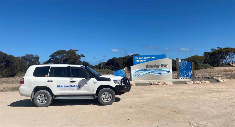 Marine Safety SA team visiting Smoky Bay - photo © Marine Safety SA