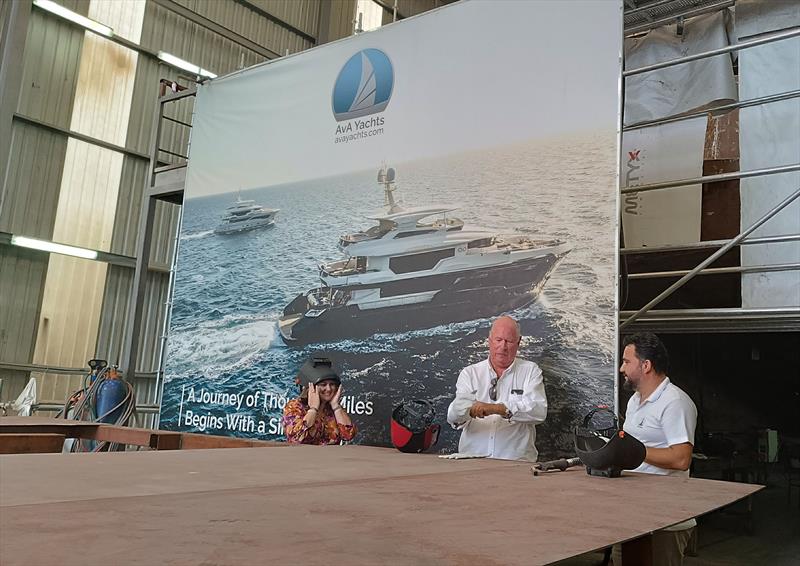 New Kando85 build starts at AvA Yachts - photo © AvA Yachts