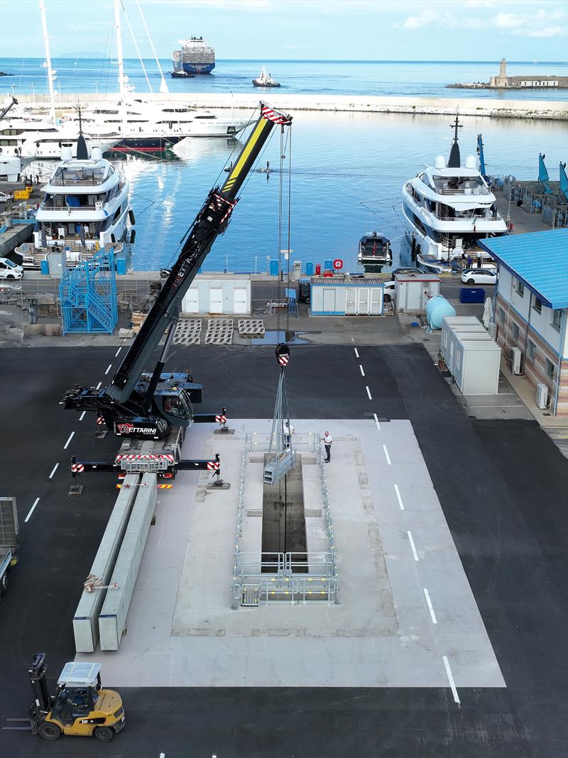Lusben presents a new inspection pit photo copyright Lusben taken at  and featuring the Marine Industry class