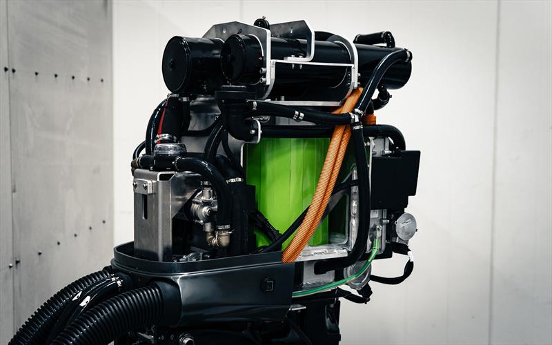 Evoy Outboard Breeze 120+ hp electric motor systems - photo © Evoy