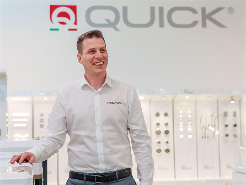 Marco Rodi, Chief Operating and Sustainability Officer of Quick Group photo copyright Quick Group taken at  and featuring the Marine Industry class