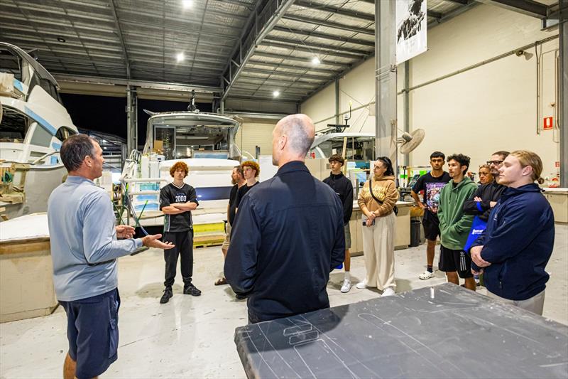More than 400 people have already attended the 2024 Riviera Information Evening presentation and tours at the company's Gold Coast facility - photo © Riviera Studio
