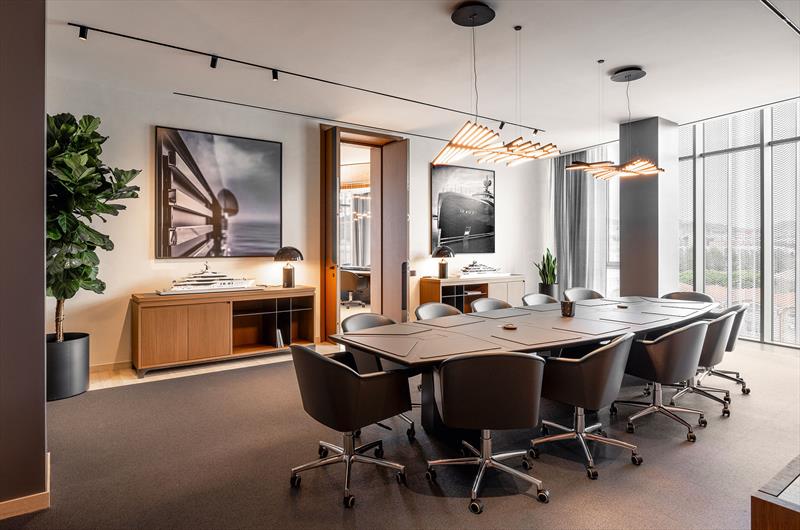 Executive Offices Superyachts Division - Meeting Room photo copyright Ferretti Group taken at  and featuring the Marine Industry class
