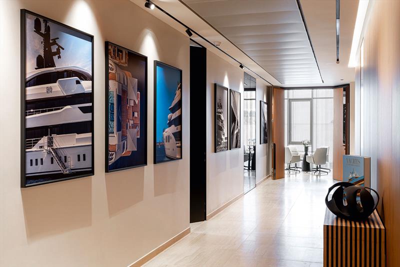 Executive Offices Superyachts Division - Corridor Management Area - photo © Ferretti Group