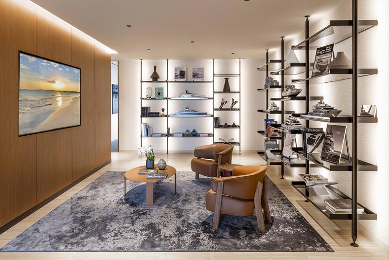 Executive Offices Superyachts Division - Lounge Management Area - photo © Ferretti Group
