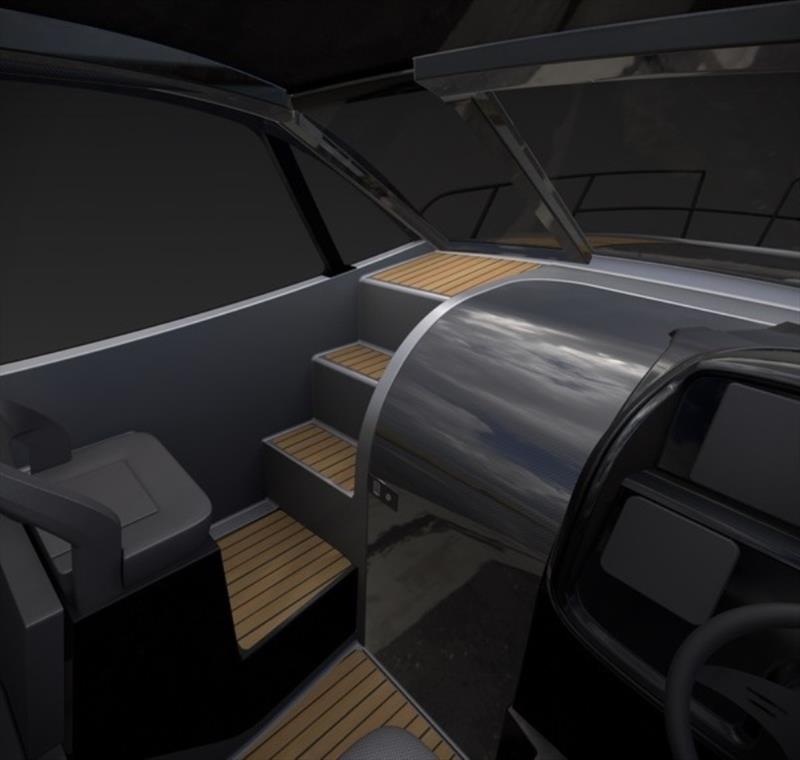 Whittley Mid Saloon Walk Thru design concept - photo © Alan Whittley