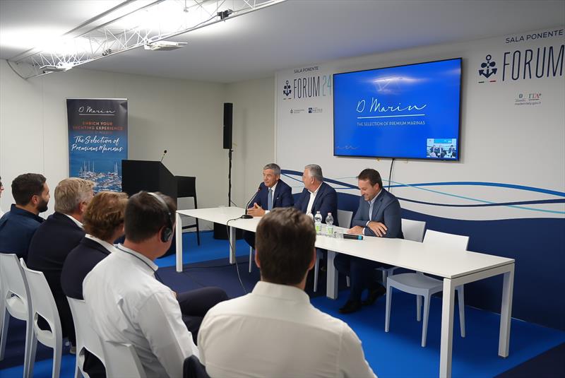 D-Marin press conference at Genoa Boat Show photo copyright D-Marin taken at  and featuring the Marine Industry class