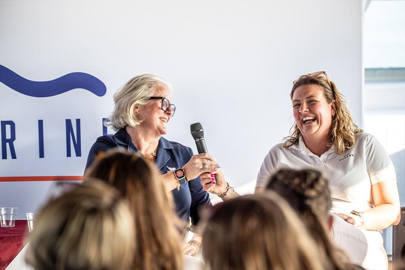 Women in Marine Day at the Southampton International Boat Show (l-r) Gill Rodrigues and Abby Emery photo copyright OH Creative taken at  and featuring the Marine Industry class
