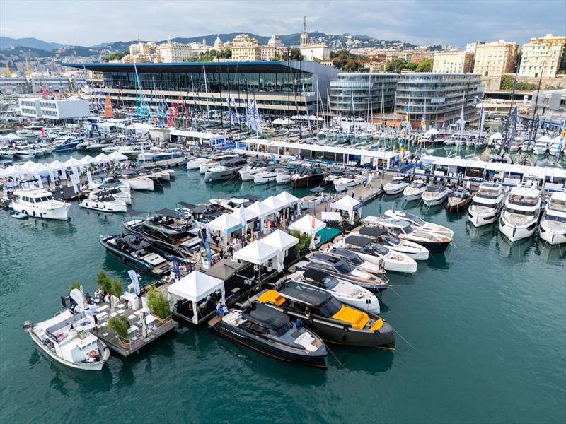 64th Genoa International Boat Show - Panoramic view of quays - photo © Salone Nautico di Genova