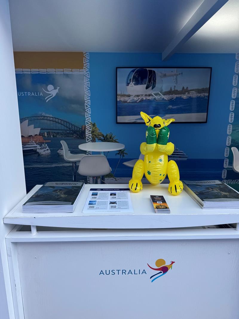 Australia featuring on the South Pacific Stand - Launching the Superyacht Australia Magazine - photo © AIMEX