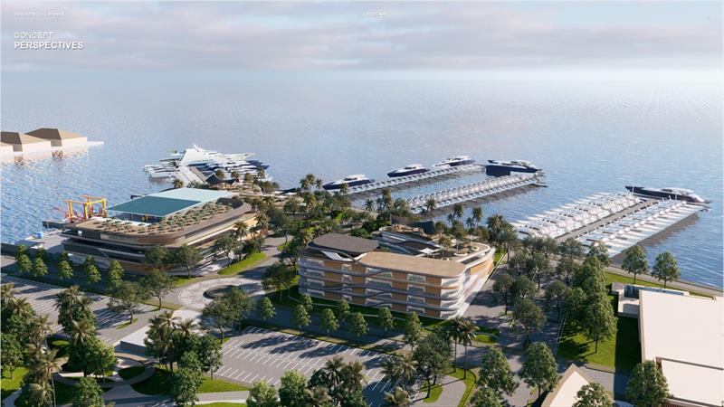 New Bali marina - Overview from North - photo © PT Marina Development Indonesia