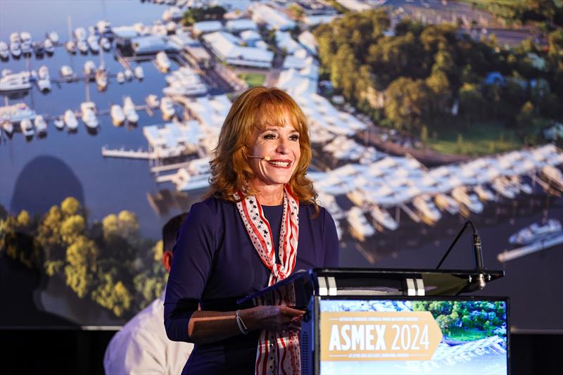2024 International Keynote Speaker - Kitty McGowan, President, U.S. Superyacht Association (USSA) - photo © AIMEX