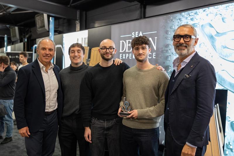 Giorgio Besenzoni (right) and Filippo Rossi (left) with the winning group Three Men and a Boat - photo © Besenzoni