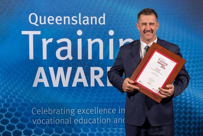 Riviera mature-age apprentice Robert Henderson was announced as regional finalist for the Harry Hauenschild Apprentice of the Year in the Queensland Training Awards - photo © Riviera Australia