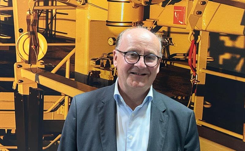 Vestdavit Managing Director Rolf Andreas Wigand is looking to further expand davit production based on market optimism - photo © Steve Marshall / Blue-C