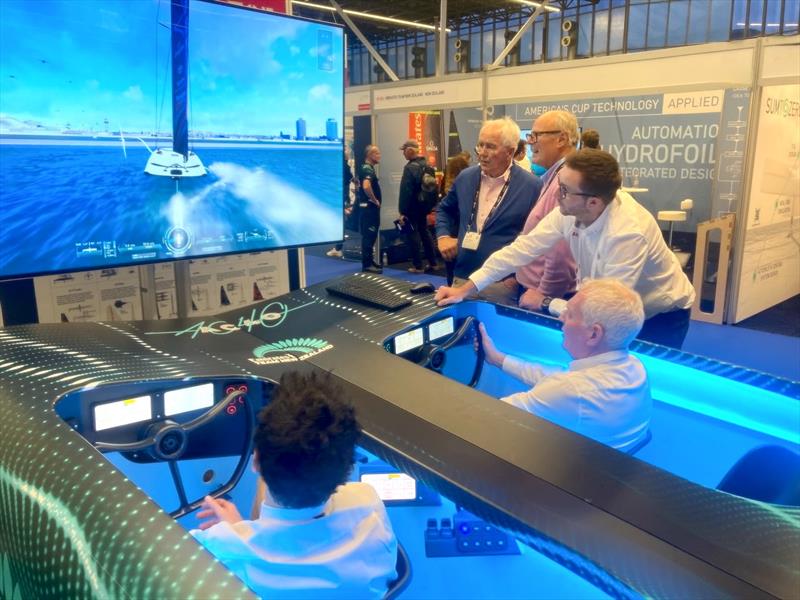 AC40 Simulator photo copyright WeAreFoiling taken at  and featuring the Marine Industry class