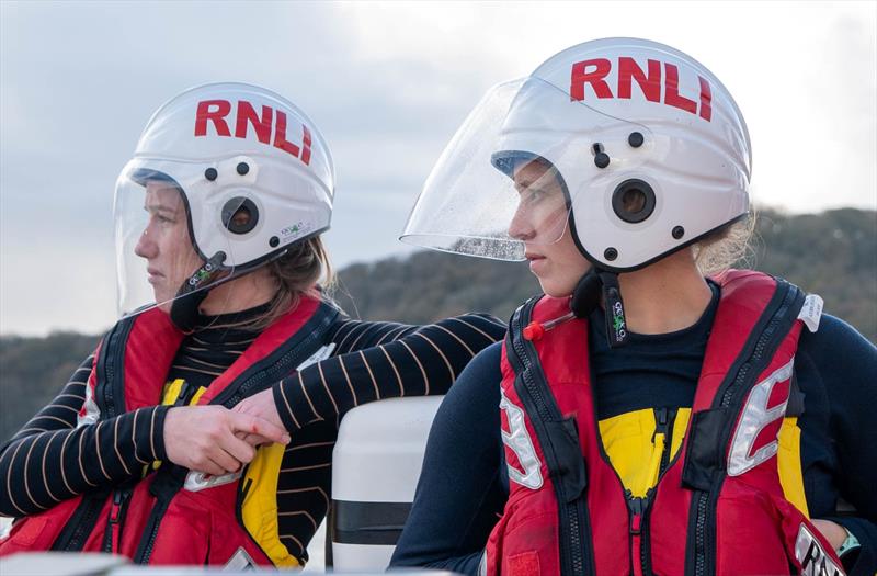 Louise Hoskin and Beth Barratt photo copyright RNLI taken at  and featuring the Marine Industry class