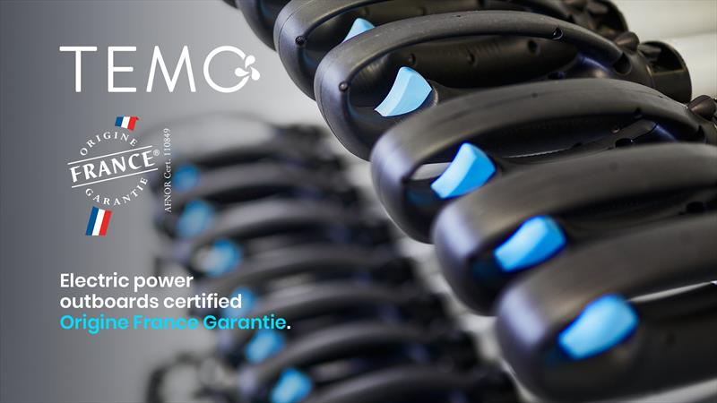 Electric power outboards certified `Origine France Garantie`  photo copyright Temo France taken at  and featuring the Marine Industry class