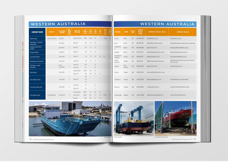 WA pages - Australian Major Haul Out, Refit & Maintenance Directory - photo © AIMEX
