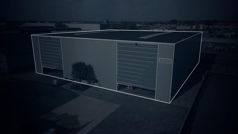 Van der Valk's new construction hall photo copyright Van der Valk Shipyard taken at  and featuring the Marine Industry class