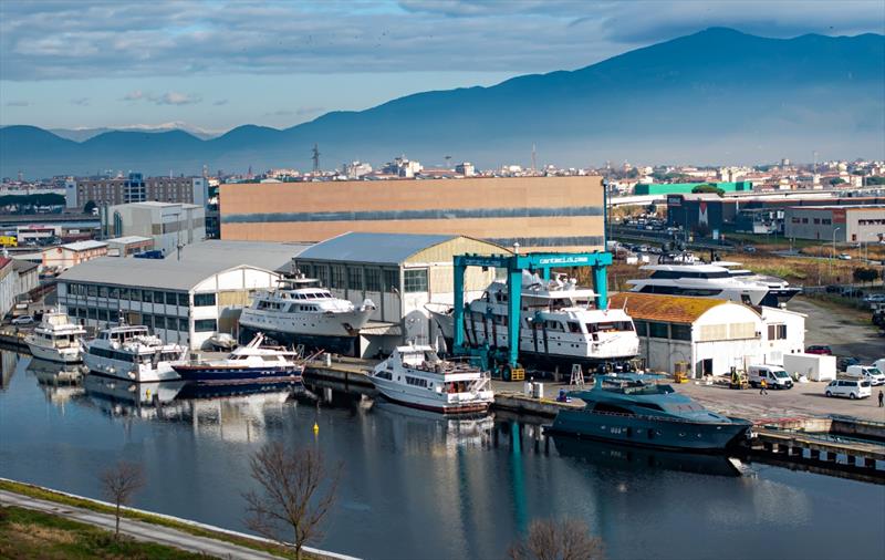 Cantieri Di Pisa Shipyard photo copyright Cantieri di Pisa taken at  and featuring the Marine Industry class