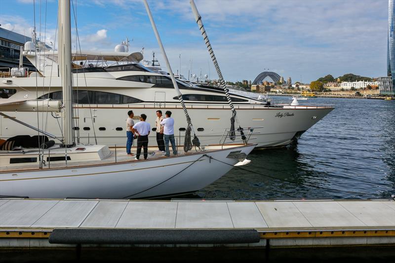 MY Lady Pamela and SY Sir Thomas Sopwith photo copyright Salty Dingo taken at  and featuring the Marine Industry class