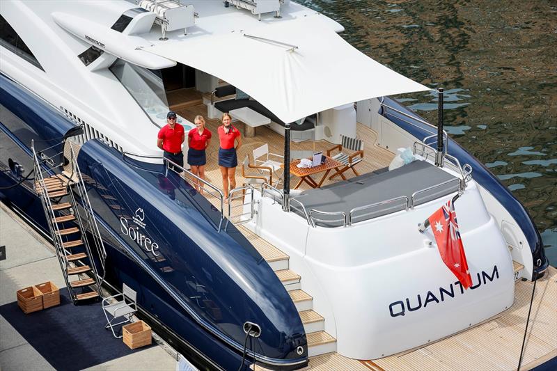 MY Quantam ready for guests photo copyright Salty Dingo taken at  and featuring the Marine Industry class