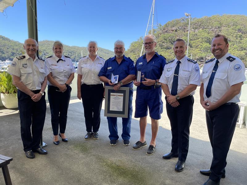 Marine Rescue Cottage Point ceremony - photo © Marine Rescue NSW