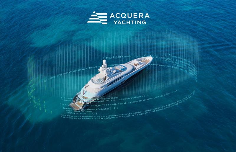 Acquera focuses on innovation as the first yacht services agency to use artificial intelligence photo copyright Acquera taken at  and featuring the Marine Industry class