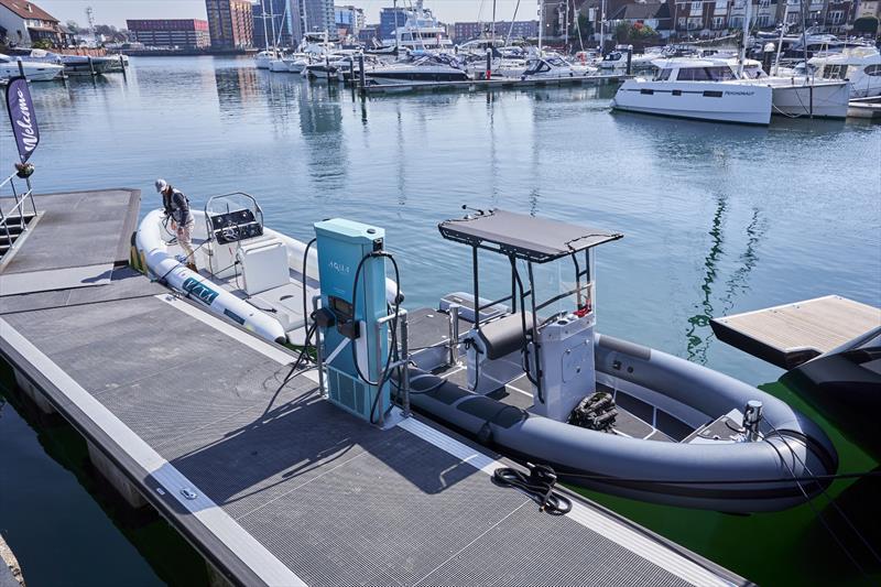 Aqua 75 charging the Vita Seadog and Vita SEAL photo copyright Aqua SuperPower taken at  and featuring the Marine Industry class