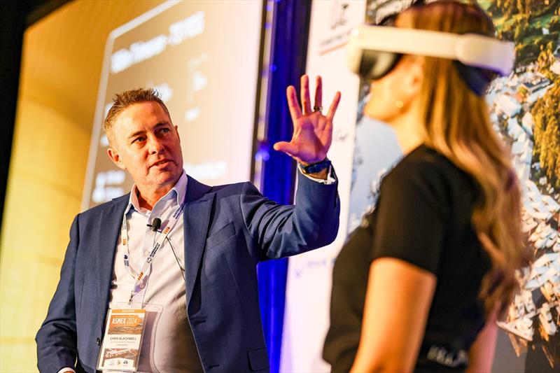 Exploring Virtual Reality – Echo Yachts - ASMEX Conference 2024 - photo © Salty Dingo