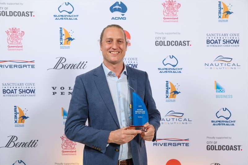 Tom Loefler - Innovation Winner Hullbot - photo © Salty Dingo