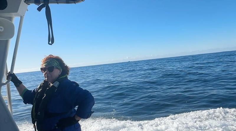 Fay during a search and rescue mission earlier this year - photo © Marine Rescue NSW 