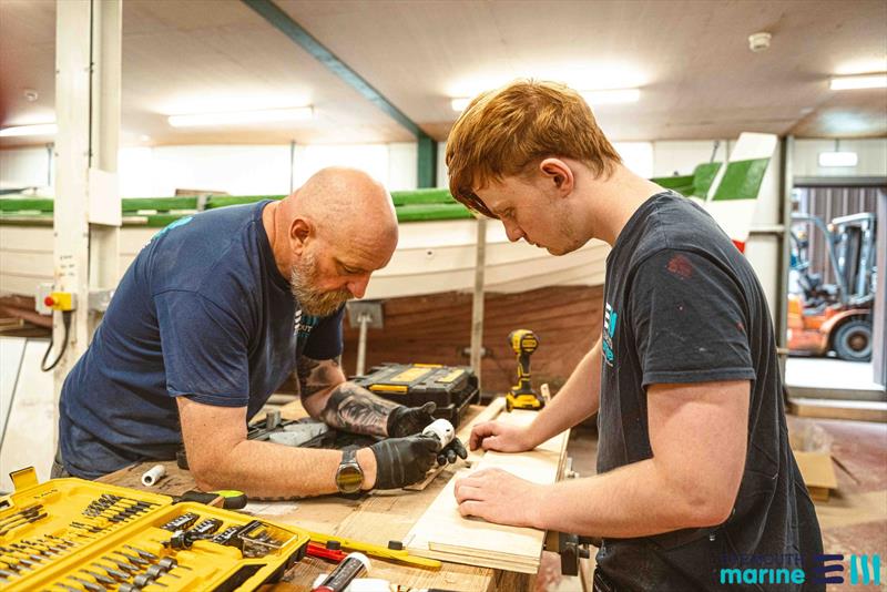 BM Scotland - Apprentices photo copyright British Marine taken at  and featuring the Marine Industry class