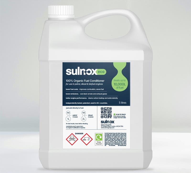 Sulnox Eco Fuel Conditioner photo copyright Sulnox taken at  and featuring the Marine Industry class