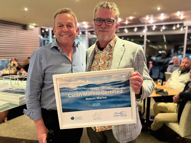 Phil Wardale presents Level 3 certificates at the NZ Marina and Boatyard Conference in Queenstown, September 2025 - photo © New Zealand Marina Operators Association