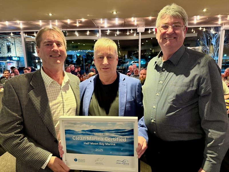 Chris Galbraith present Level 3 certificates at the NZ Marina and Boatyard Conference in Queenstown, September 2025 - photo © New Zealand Marina Operators Association